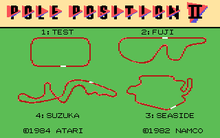 Pole Position II screenshot 4 for Atari 7800